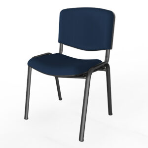 Silla para oficina de tela en color azul modelo Génova